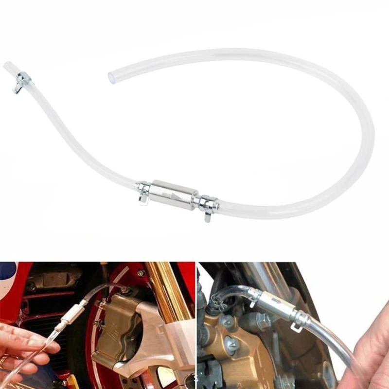 Brake Bleeder Hose One Way Check for Valve Tube Bleeding Tool for Motorcycle Clutch Car One Way for Valve Tube