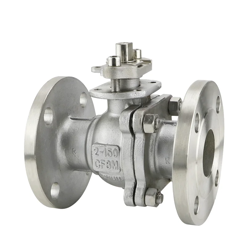 Двухходовой шаровой кран с мягким уплотнением 1/2~8 дюймов PN16 DN15-DN200 для регулирования газа/нефти и гидравлических систем