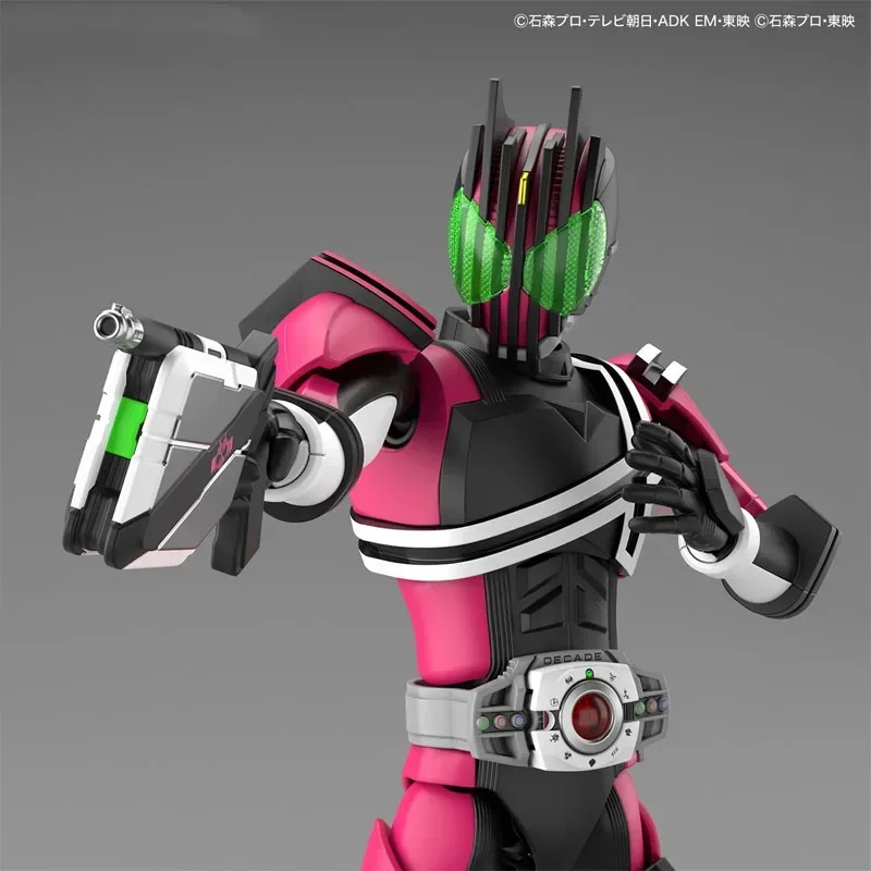 Bandai figura genuína kamen rider modelo kit figura-ascensão padrão mascarado piloto década coleção modelo figura de ação brinquedos presentes