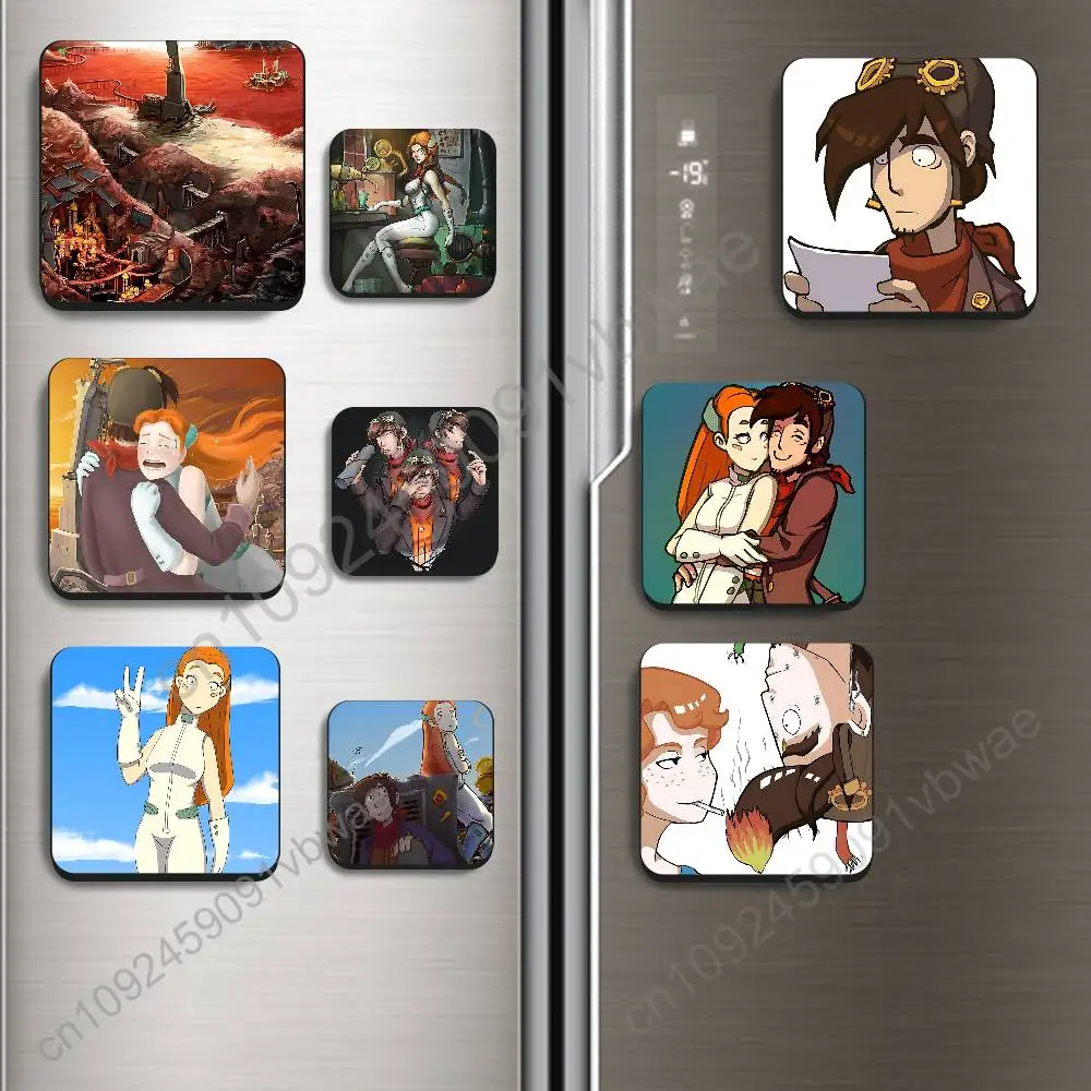 

game Deponia Best-Selling Strong Magnetic Fridge Magnets Adhesive to Metal Surfaces Leaves No Residue