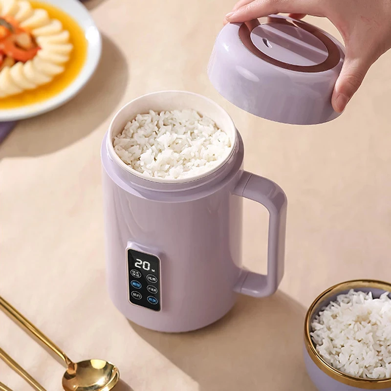 1000ml Electric Stew Pot Rice Cooker Cooking Pot Slow Cooker Health Preserving Pot Hotpot Heating Cup Multicooker Porridge Soup