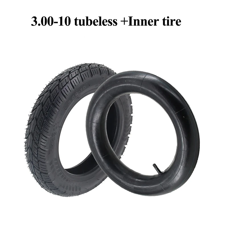 For motorcycle 3.00-10 explosion-proof tires 14 inch vacuum tubeless tires 3.00-10 inner tubes