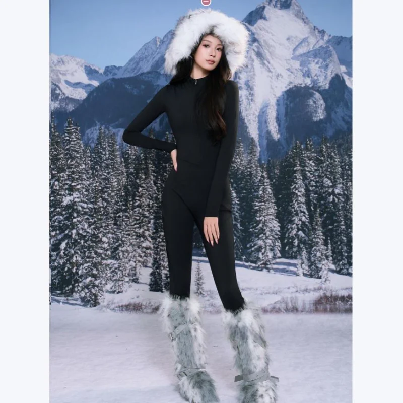 Winter Fitness Yoga One-Piece - Yoga Fitness Photos review and price