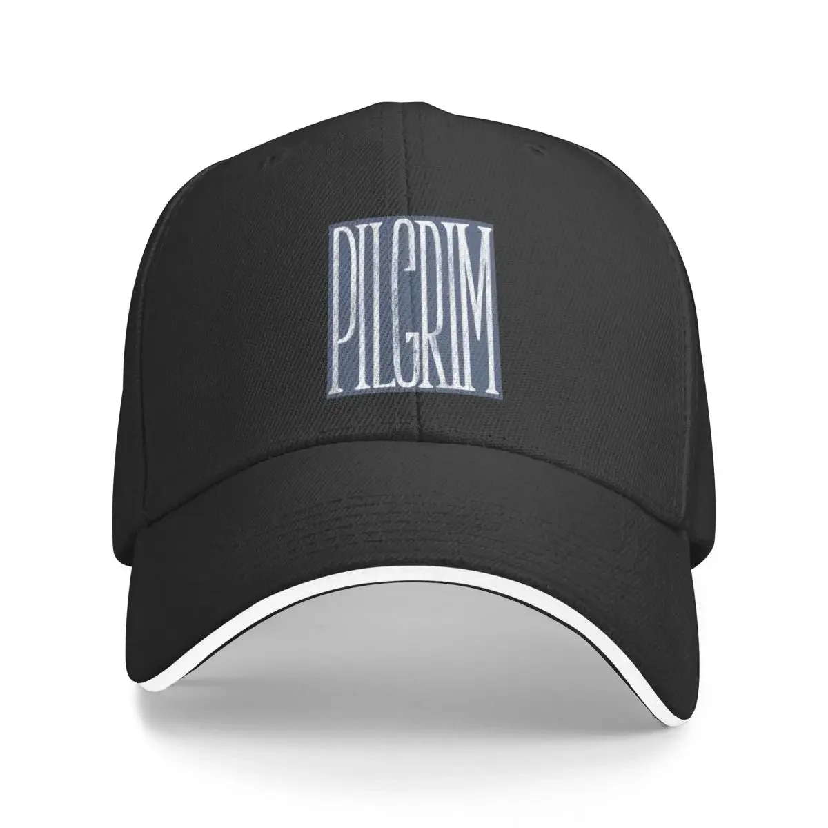 Pilgrim - White on Blue Baseball Cap Golf Cap Mountaineering Visor Women's Hats For The Sun Men's