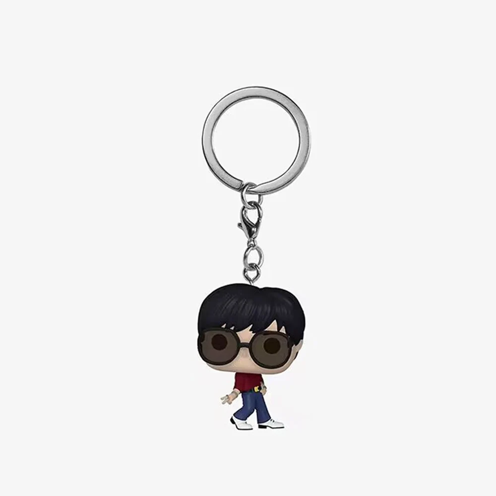 Taschen-Schlüsselanhänger Spielzeug Herren-Team RM SUGA JUNG KOOK JIMIN Jin V J-HOPE Taschen-Schlüsselanhänger Vinyl-Figuren Sammlerstücke – Detail 7