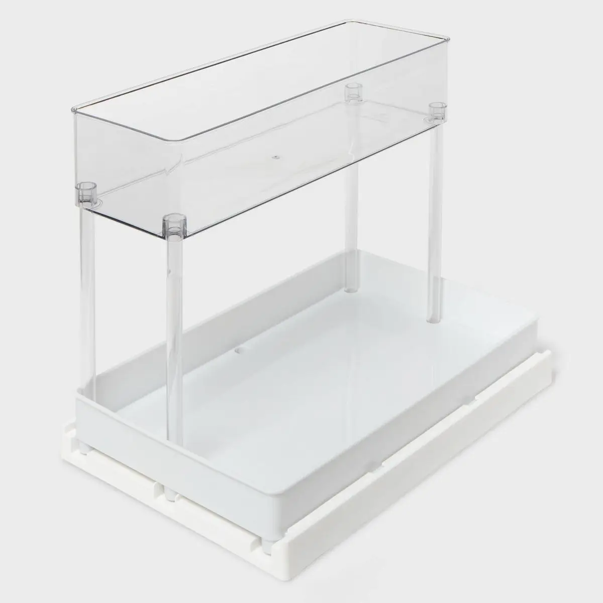 

Long Gliding Tray with Bin Clear