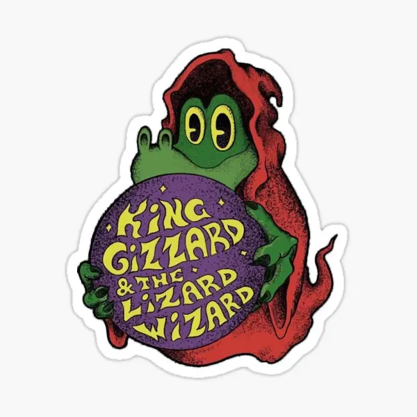 Band King Gizzard And The Lizard Wizard  Stickers for Home Window Room Art Funny Wall Cartoon Bumper Decorations Anime