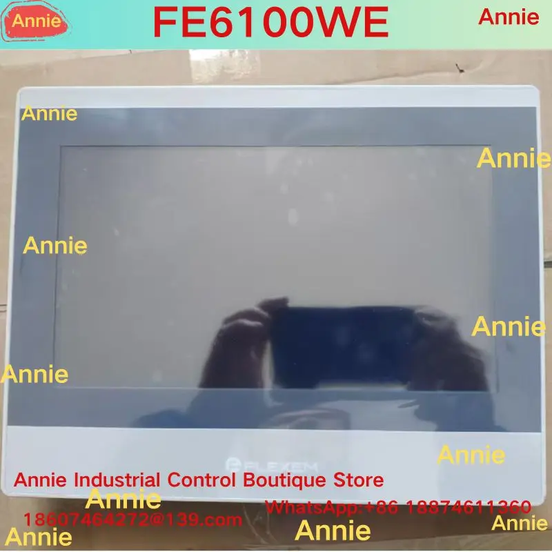 

Second-hand test OK Human machine interface touch screen, display screen FE6100WE
