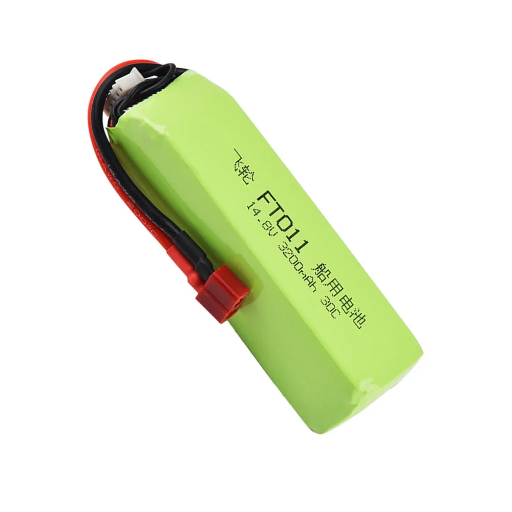 Upgraded 3200MAH 14.8V T Plug Lipo-Battery for FT010 FT011 High Speed Remote Control Boat toys parts 14.8V high capacity battery