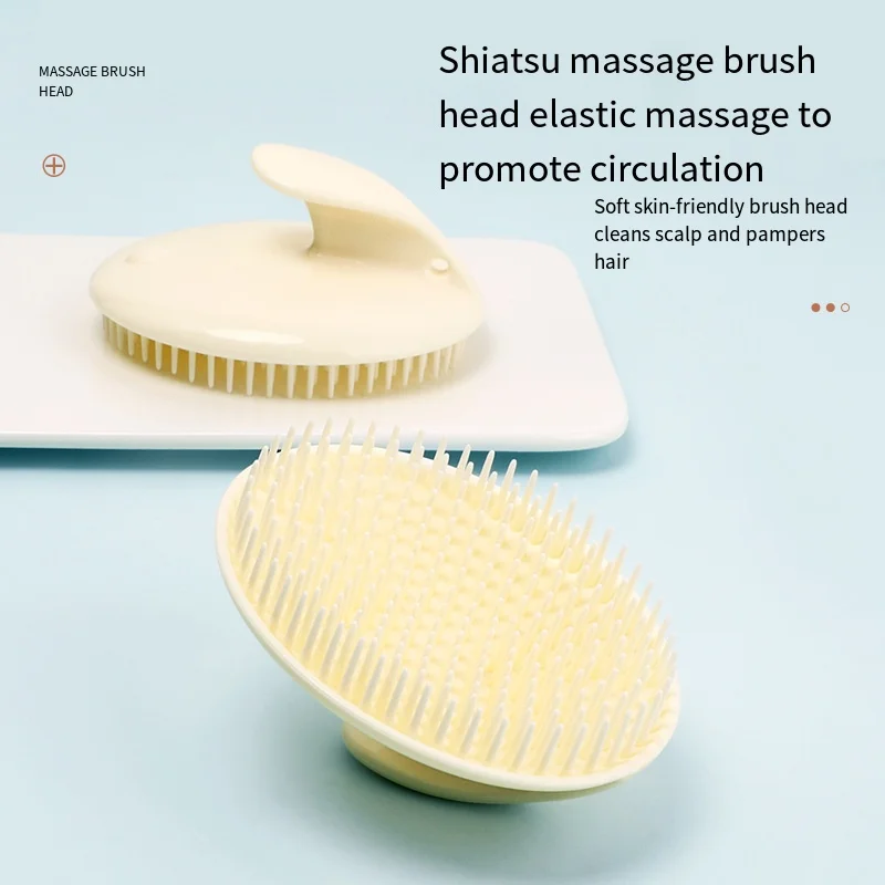 1pc Silicone Shampoo Brush Scalp Massage Anti Itch Comb Soft Toothed Hair Washing Massage Brush Shower Comb Hairdressing Tool