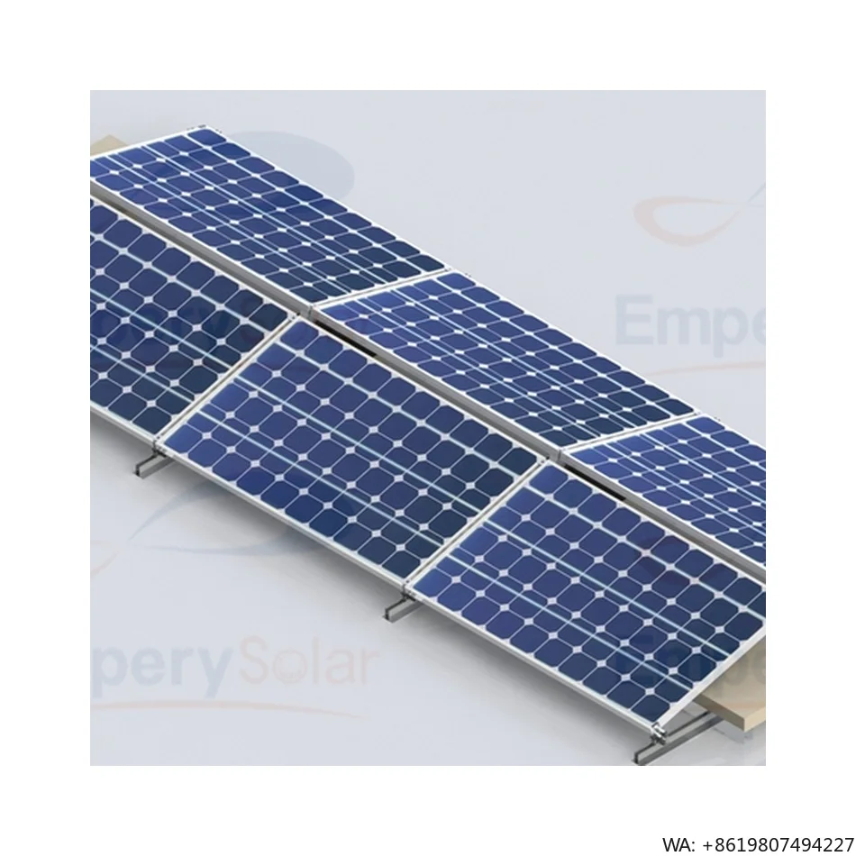 Easy Install EmperySolar EPR-BM02 Solar Panel Bracket Mounting System Flat Roof Aluminum Steel Stainless Steel Balast Plate
