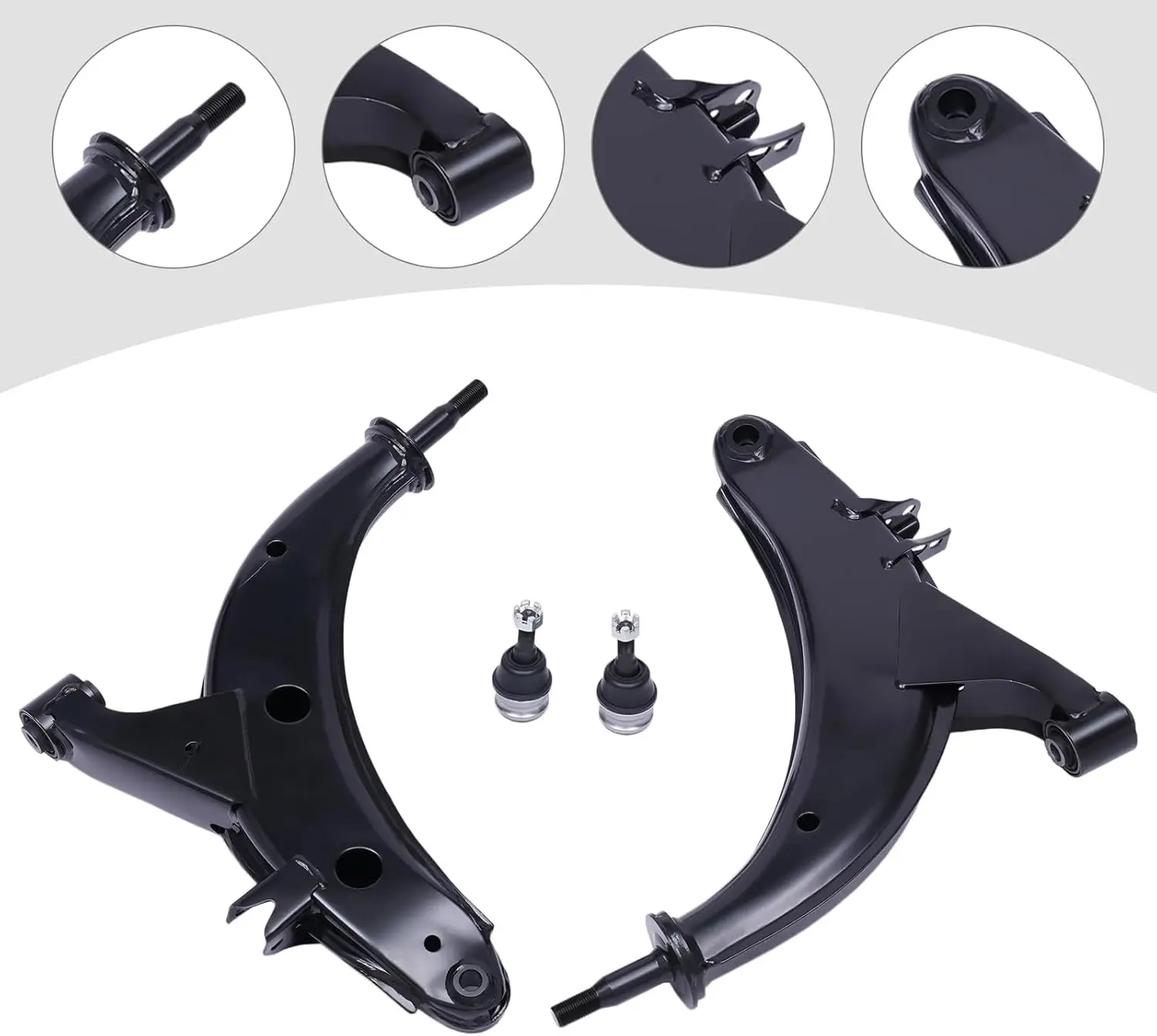 

2pcs Front Lower Control Arm Assembly Left&Right Side For 1998-2006 Subaru Baja/Forester/Impreza/Legacy/Outback w/Ball Joint Set