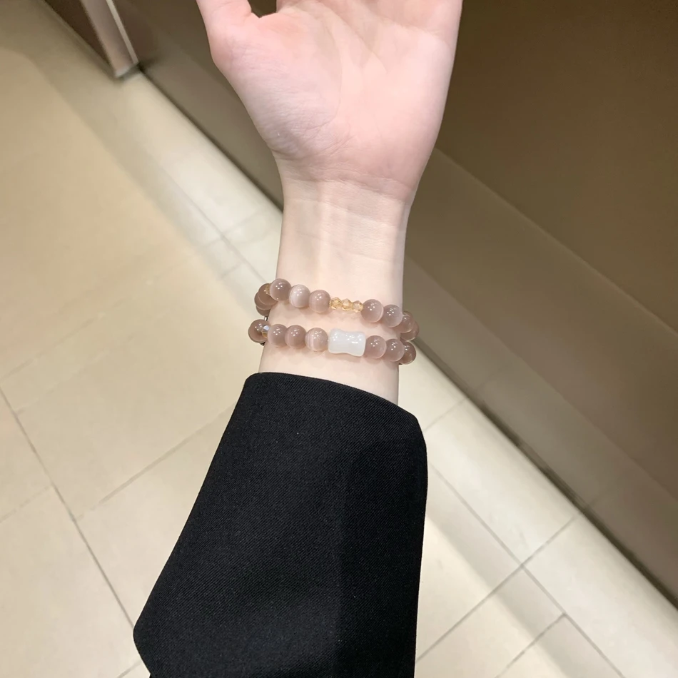 حزام لشاومي Mi Band 10 9 8 Pro موضة عين القط كريستال حزام الساعات ل Miband 8Pro 9 Pro مطرز سوار مرن معصمه #6