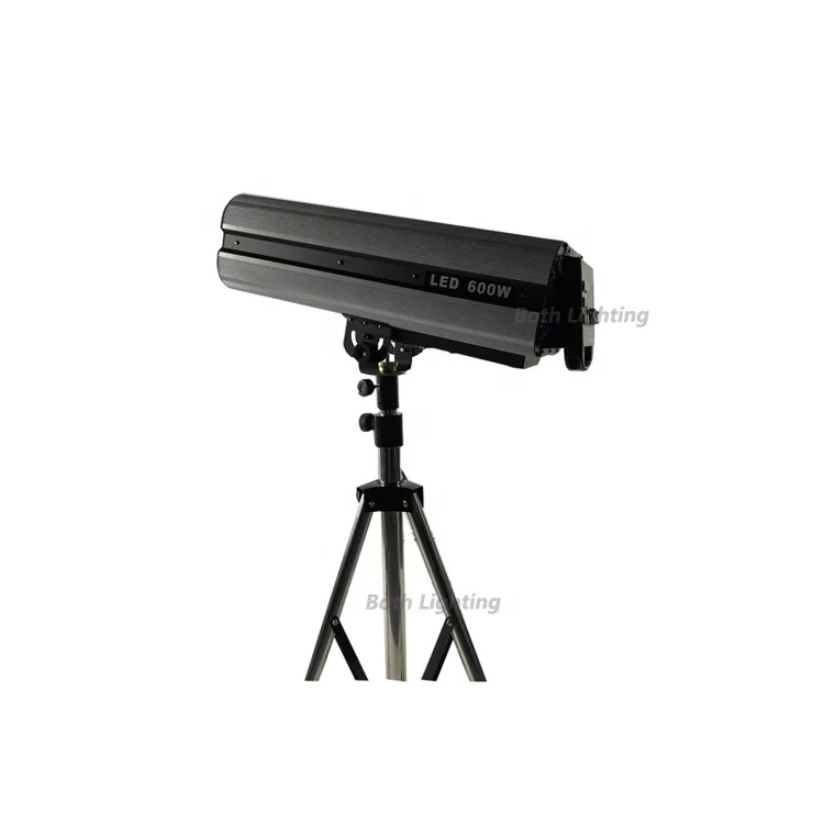 

New 600w White Led Follow Spot Lights Stage Follow Up Light With Stand And Case