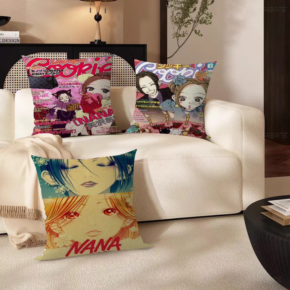 

Anime Nana Personalized picture text home decorative pillows Household Gifts 45x45cm