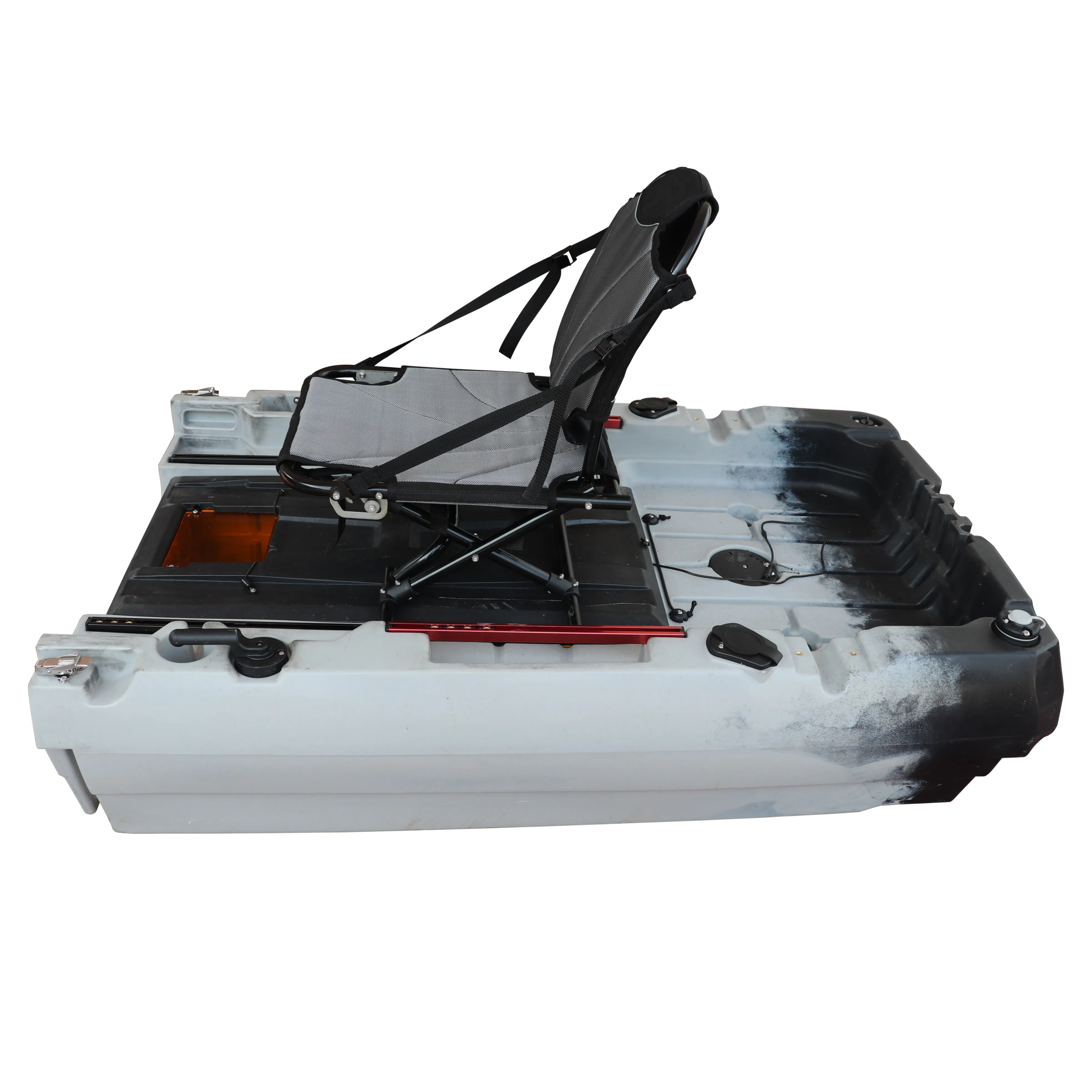 10FT تصميم جديد قالب كاياك 2 أشخاص دراجة نارية كاياك وحدات دواسة الصيد الإبحار قارب #2