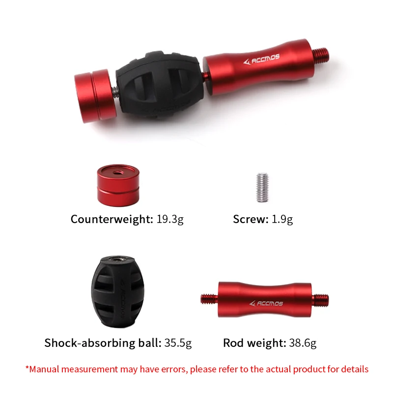ACCMOS X9 X10 Archery Stabilizer Bow Riser Handle Shock Absorber Counter Weight Vibration Damper Shooting Accessories