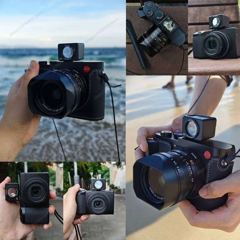 For Metal Waist Flat Viewfinder Vintage Lens Hood Multi-Frame 28/35/40/50 Universal Camera