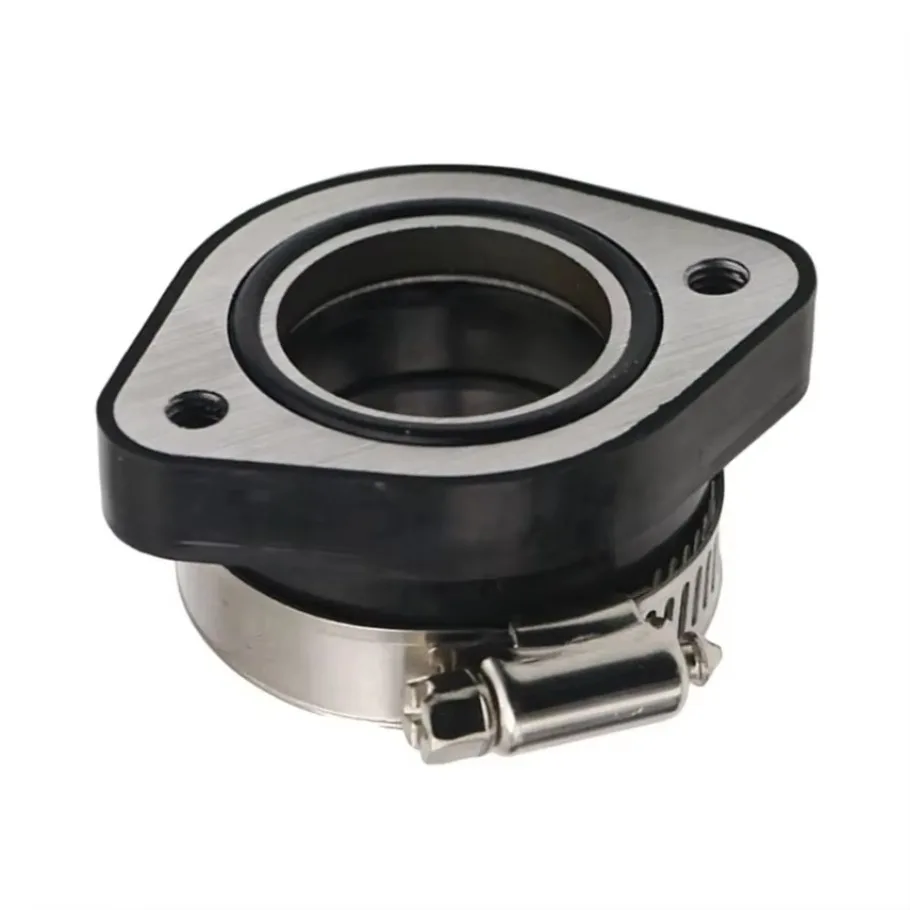 Adaptador de carburador de motocicleta de goma, colector de admisión de aire negro de 48mm, colector de carburador para PE 26 28 30 para Vm24 26 28 Dirt Bike