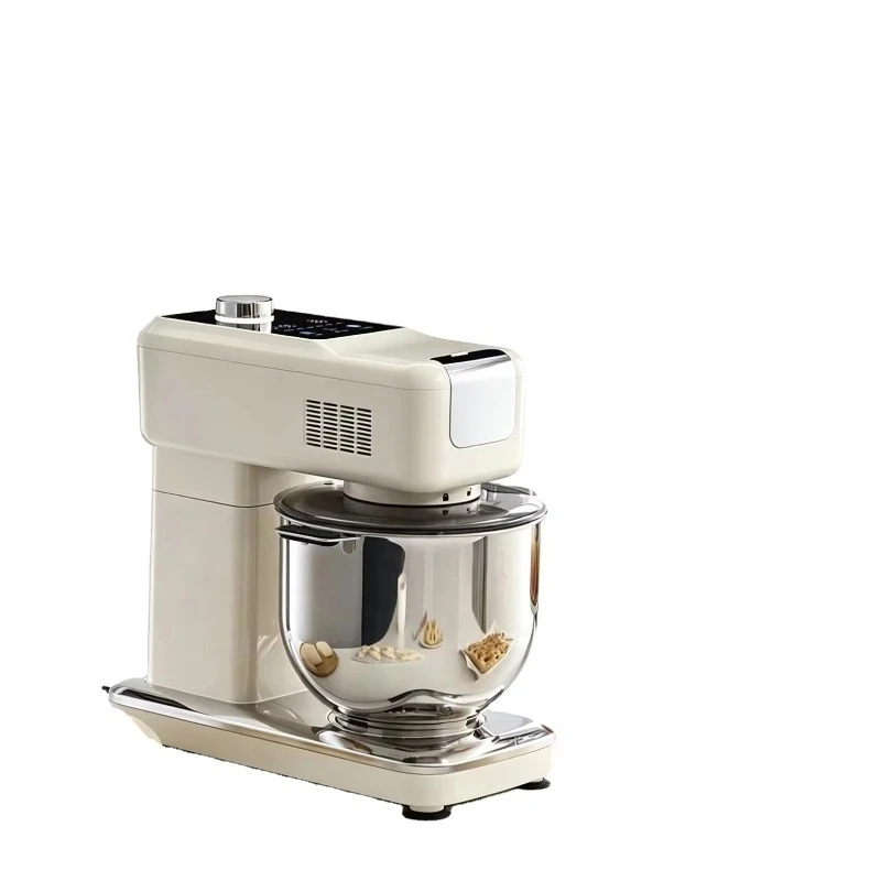 1500W High Power Vertical Stand Mixer 5L Capacity, Multifunctional Kitchen Food Mixer with Weighing and Dough Ferment Function
