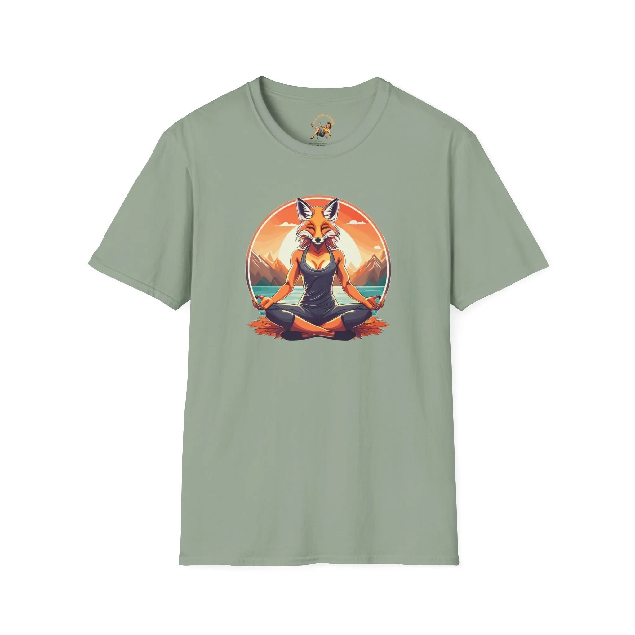 Yoga Fox T Shirt Me… - image