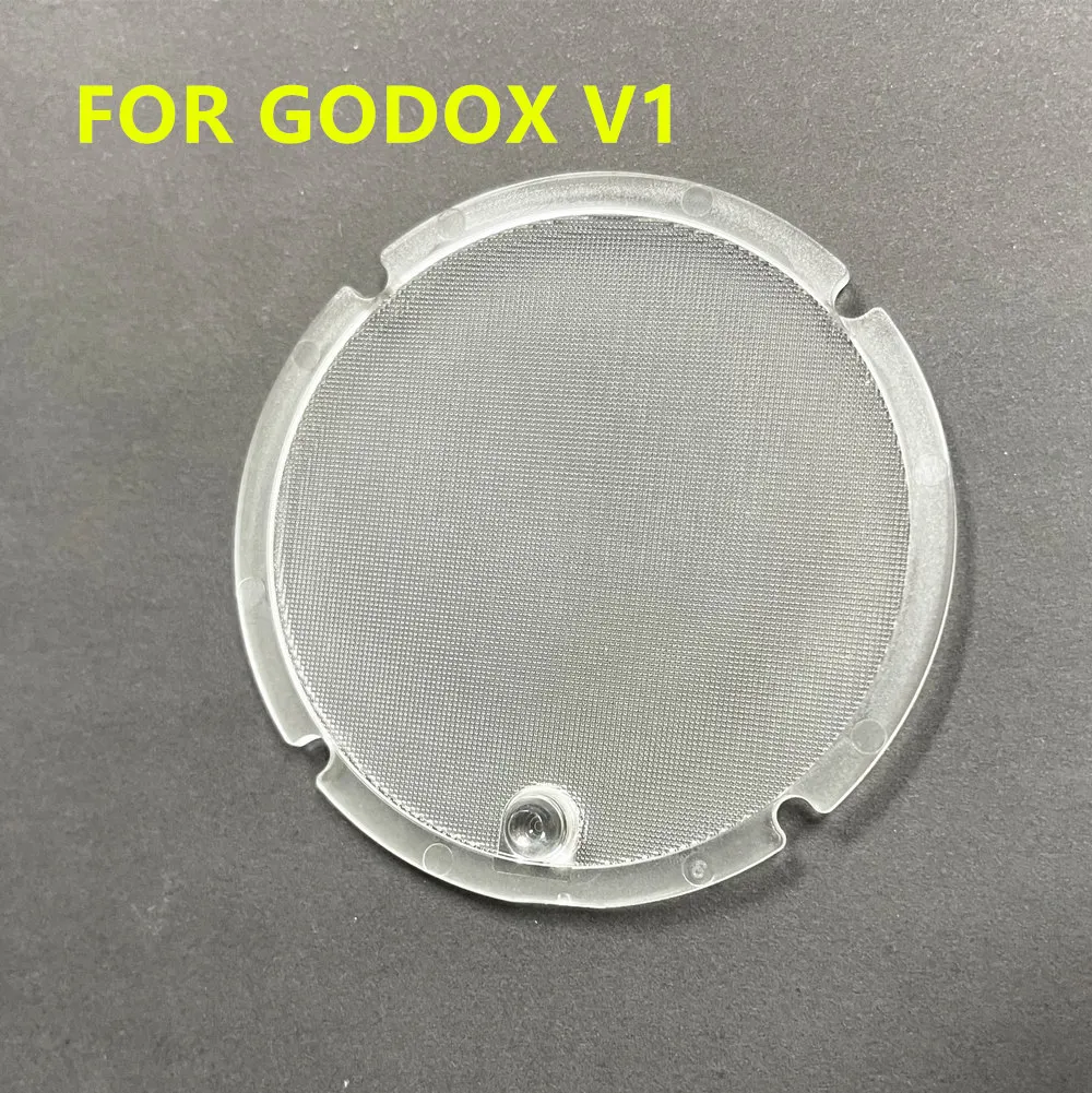 NEW For Godox V1 Front Head Glass Fresnel Panel Diffuser Plate Flash Round Cover Unit V1C V1N V1S V1F V1O V1P V1-C V1-N V1-S