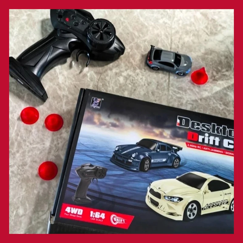 Fqd23/Fqd25 1/64スケール高速RCカー 2.4G 4WDミニリモコン ドリフトレーシングシミュレーションカーモデルおもちゃ 子供向けギフト