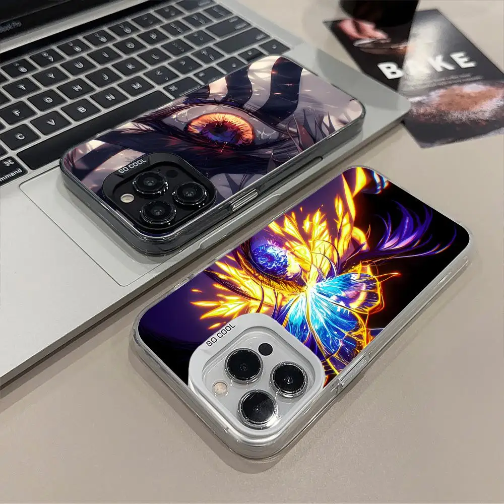 

Blade Anime Eyes Phone Case for iPhone 17 16 15 14 13 12 11 X XR XS Air Pro Max Plus Black Colorful Silver Cover