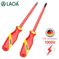 LAOA VDE Insulated Screwdriver S2 Insulation Phillips Isolation Current Electrician Cross Flat Screwdriver