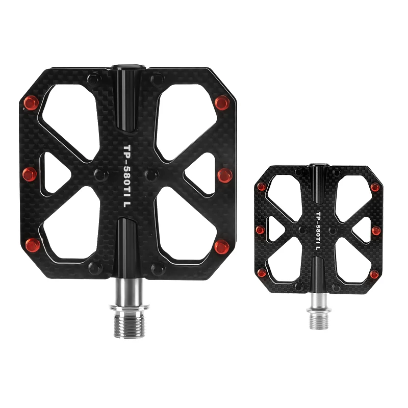 Tuupay titanium alloy shaft carbon fiber panel, Sanpeilin foot pedal sealing waterproof road bike, mountain bike, folding bike