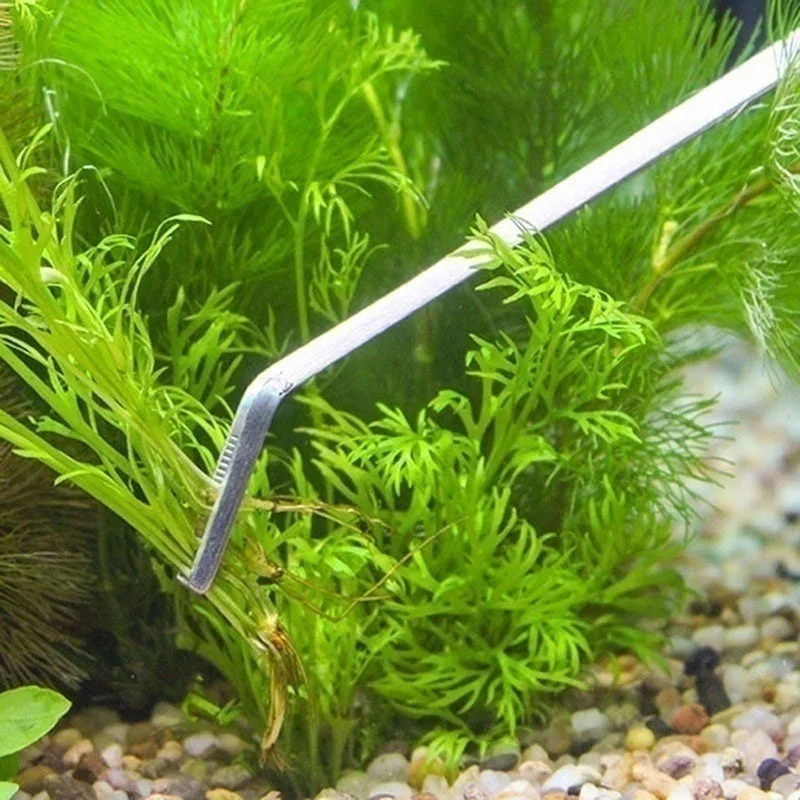 1PC Aquarium Live Plant Fish Tank Tools Set Scissors Tweezers Gravel Leveler Aquarium Glass Cleaner Fish Tank Cleaner