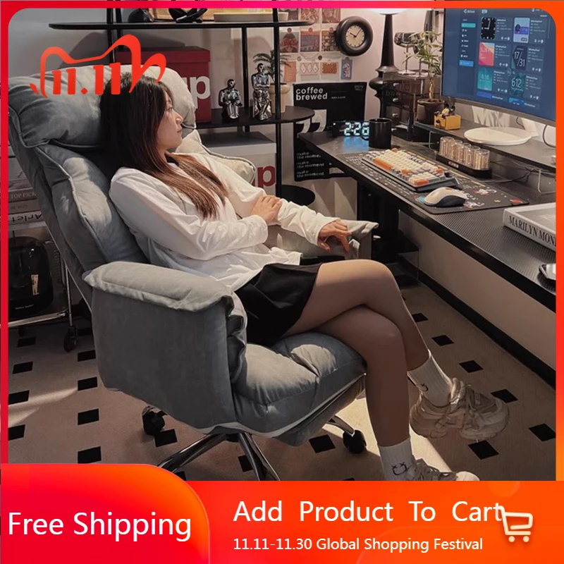 

Lazy Designer Office Chair Luxury Study Playseat Executive Office Chair Comfortable Nordic Portable Muebles Trendy Furniture