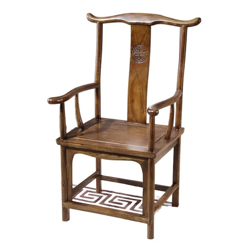 

Crescent chair, solid wood, Chinese style, armchair, tea table, household