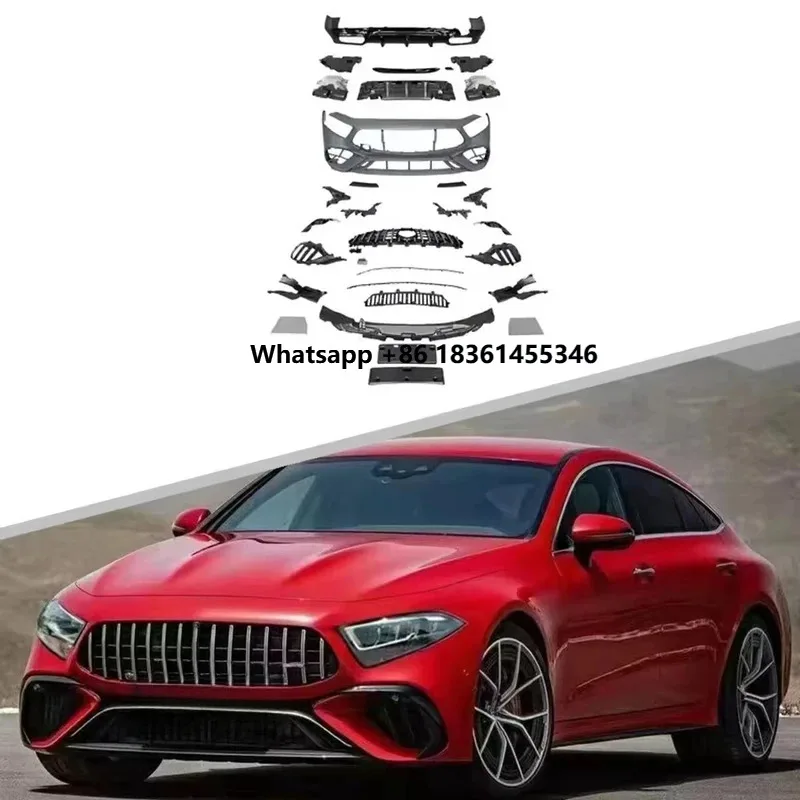 

For C257 CLS Upgrs GT Bodykit Front Bumper Grill Rear Diffuser W257 CLS Car Conversion