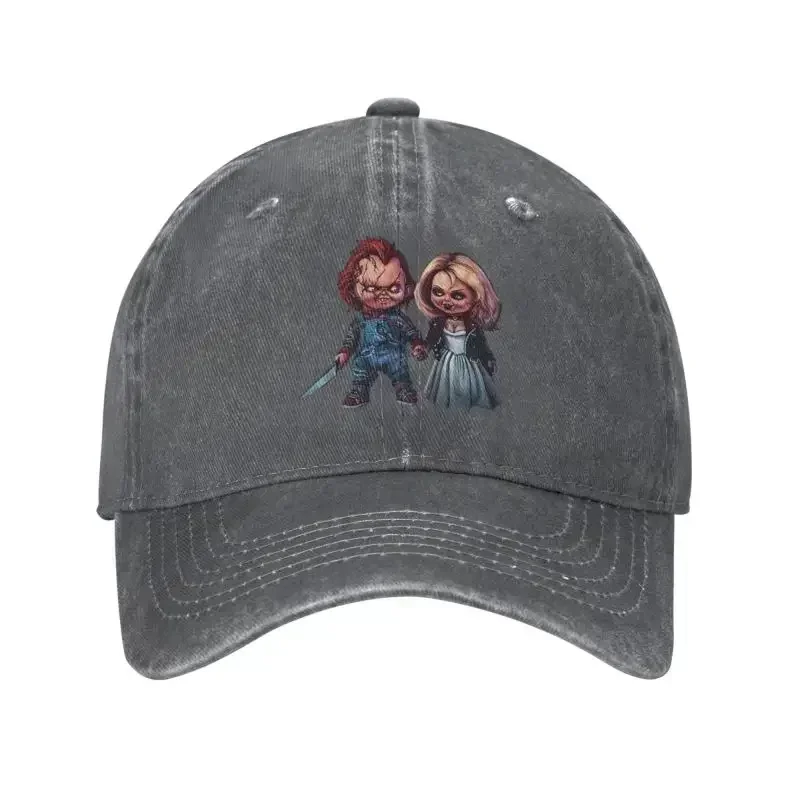 New Custom Fashion Cotton Horror Movie Bride Of Chucky Baseball Cap Men Women Breathable Childs Play Game Dad Hat Sun Protection
