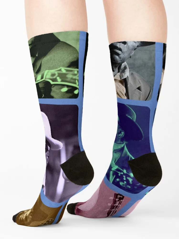 John Lee Hooker - Blues Legend - Collage collection Socks football luxury Toe sports FASHION Socks Women's Men's