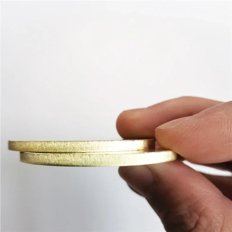 

diameter 50x3mm circular round H62 Brass plate 3mm thickness copper plate custom made CNC customize cut metalworking