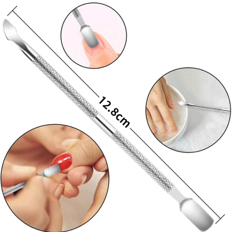 Conjunto de ferramentas de pedicure de aço inoxidável, 7-2 peças, portátil, ferramentas de cuidados com cutícula do pé, faca de manicure de precisão para remover calos de pele morta