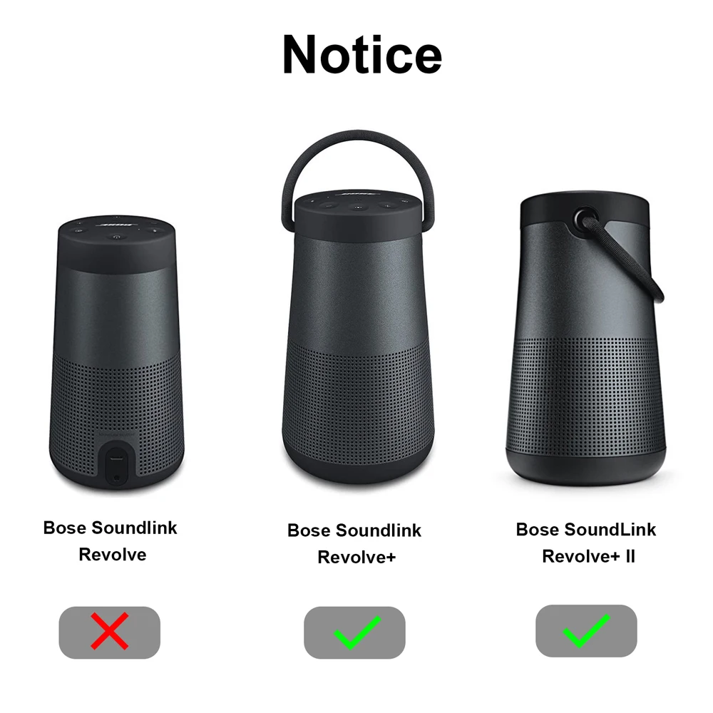 Portable EVA Waterproof Carrying Bag Pouch Protective Storage Case Cover for Bos SoundLink Revolve+ II Bluetooth Speaker