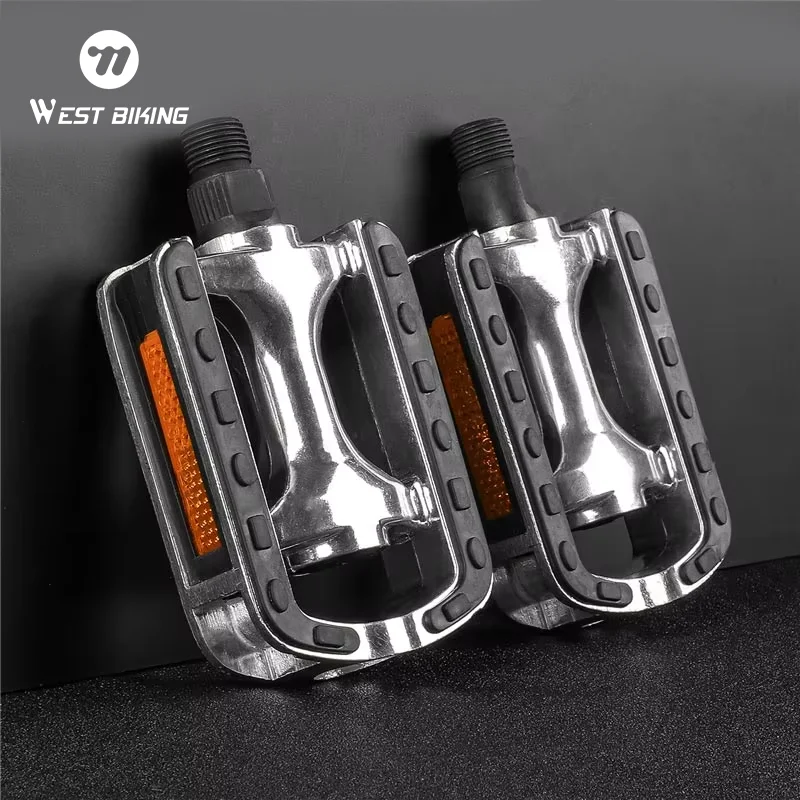 WEST BIKING pedały rowerowe antypoślizgowe ultralekkie pedały rowerowe ze stopu aluminium 14mm średnica gwintu pedał rowerowy do górskiej drogi
