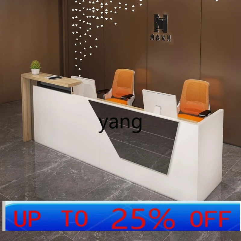 

CX front desk consultation reception office creative bar table simple and modern