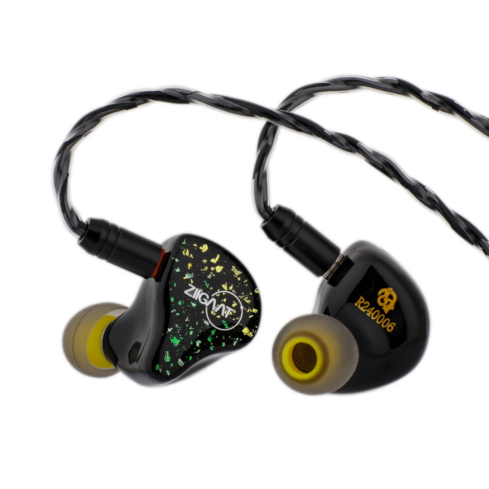 ZiiGaat x HBB Arcadia 10mm topology diaphragm + Knowles 29689 + Knowles 33518 Drivers Hybrid IEM Hifi Earphone Wired Earbuds