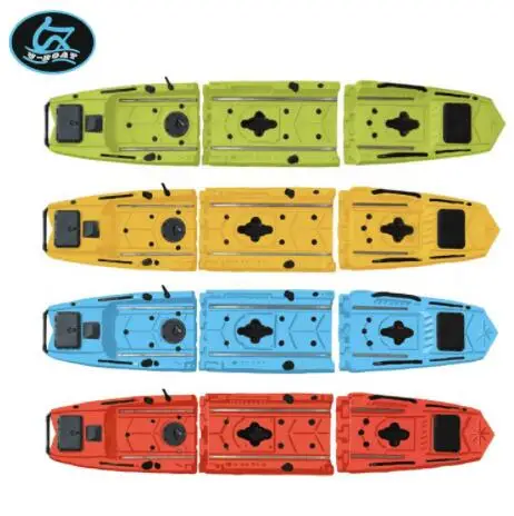 U-boat Hot Sale Tandem 14ft Three-section Kayak Modular Kayak Sit on Top Raowing Boat Canoe for Sale