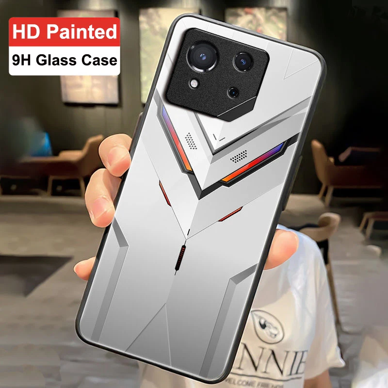 For ROG 8 Pro Anti-Drop Glass Case For Asus ROG Phone 8  Tempered Glass Cover For Asus ROG 7 6 5 5S 3 Capa For Asus ROG 3 Casing - view 3