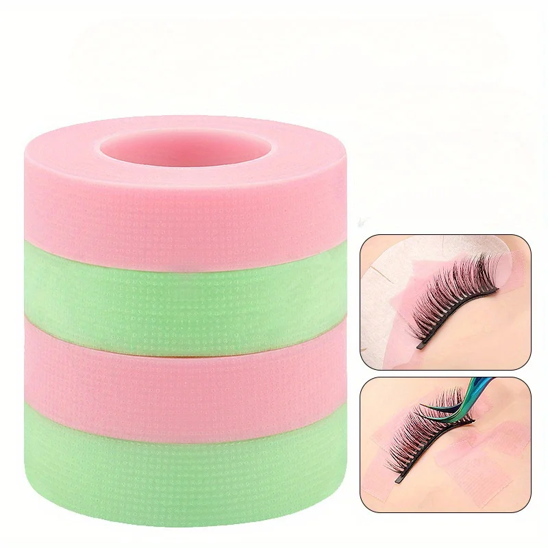 5 unidades/rolo fita de extensão de cílios postiços profissional anti-alergia respirável tecido micropore cílios enxertia ferramentas