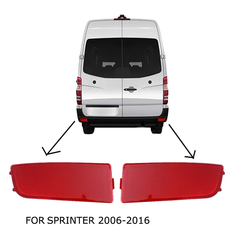 NEW-Car Rear Bumper Reflector Light For Mercedes-Benz Sprinter W906 2006-2016 9068260040 9068260140