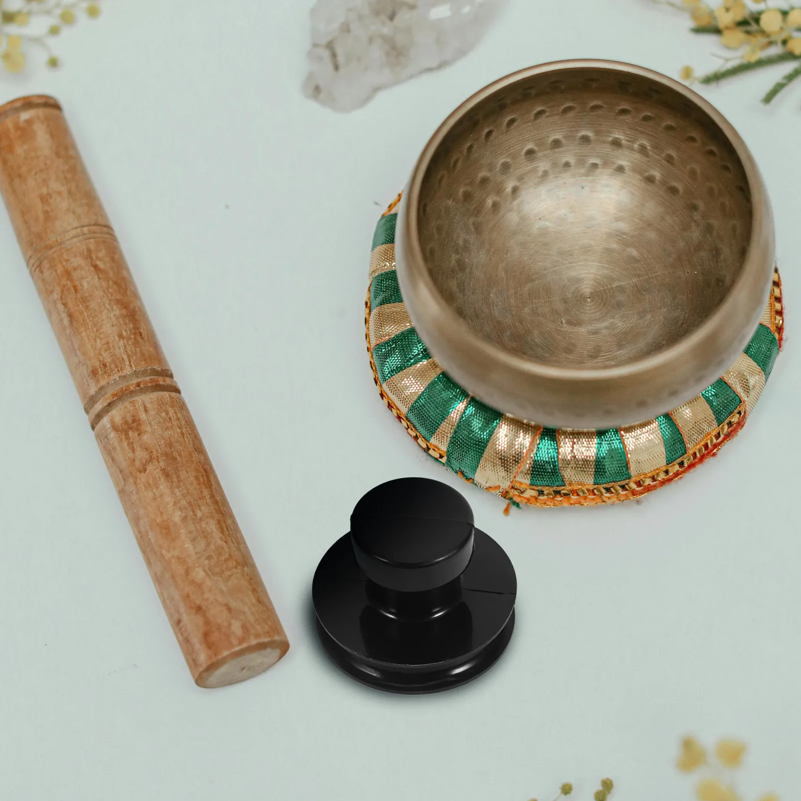 

2pcs Rubber Singing Cups Handle For Meditation Sound Supplies Lifting Tool Lifter Suction Handle Singing Bowl Accessories Sound