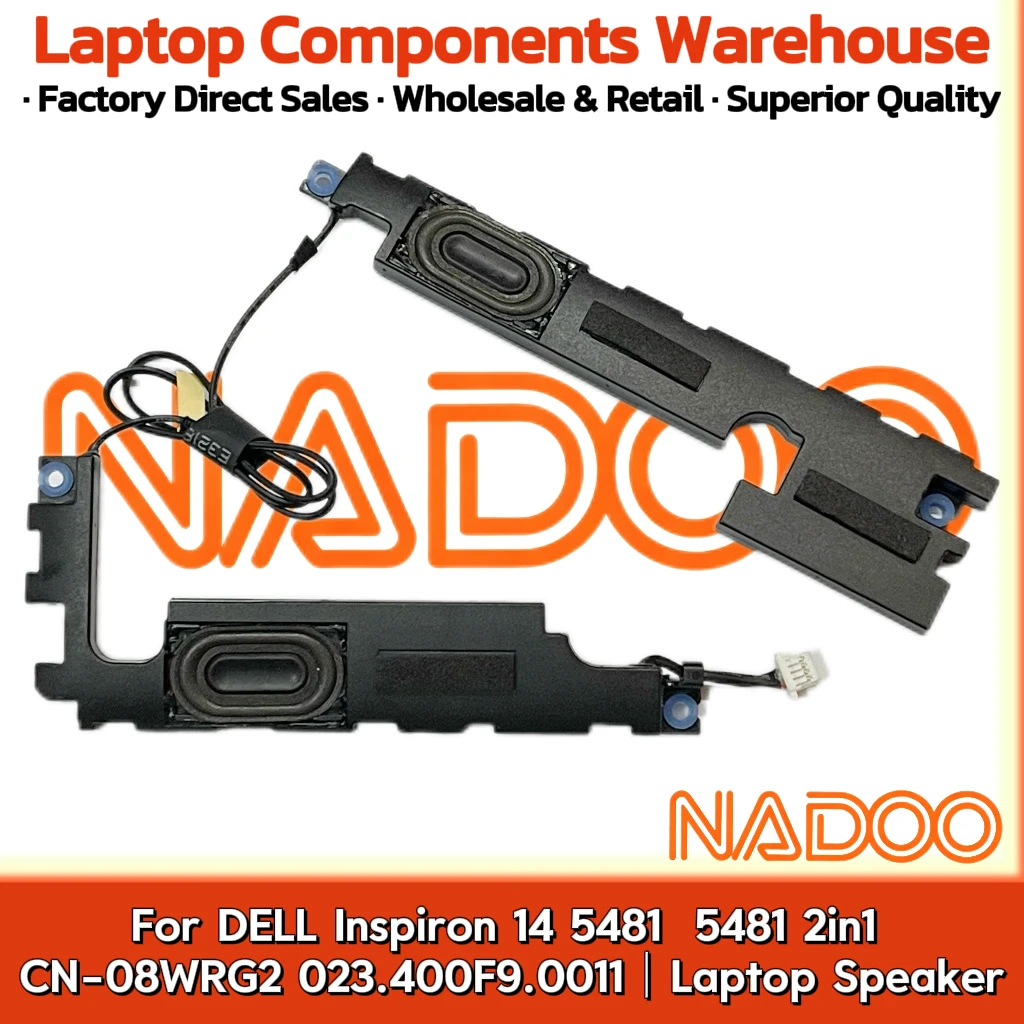 New Original Laptop Notebook Audio Speaker For DELL Inspiron 14 5481 5481 2in1  CN-08WRG2 023.400F9.0011 built-in horn audio