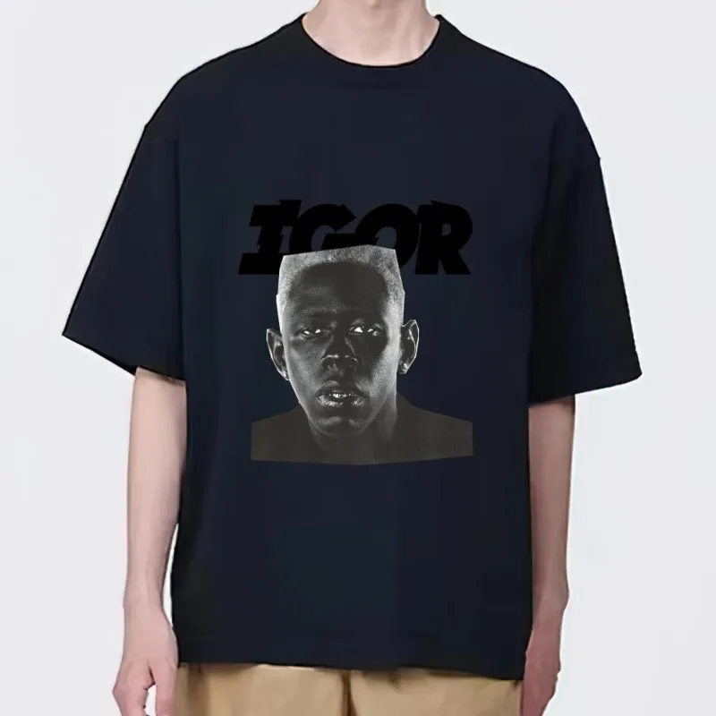 Tyler the Creator IGOR T Shirt Men Couple Combination Clothes Short Sleeve Collar Fashion woman Cotton