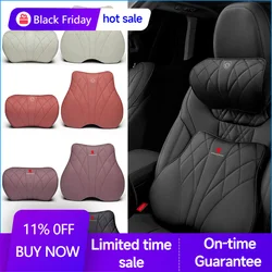 Memory Foam Lumbar Support Pillow Car Seat Pad Waist Cushion For Peugeot 206 208 3008 308 207 5008 107 307 4008 Auto Accessories